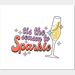 Tis the season to sparkle Happy new year 2023 Posters and Art